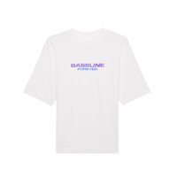 Custom Bassline tee white