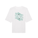 Custom colour sneaker tee white