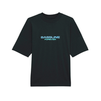 Custom embroidered Bassline t-shirt black