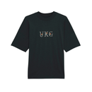 Custom embroidered UKG tee black