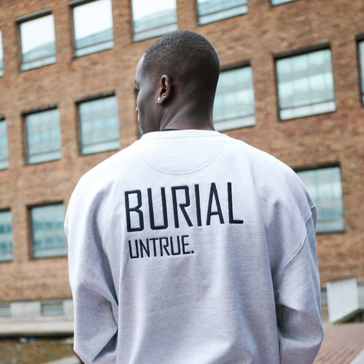 BURIAL UNTRUE SWEATSHIRT GREY