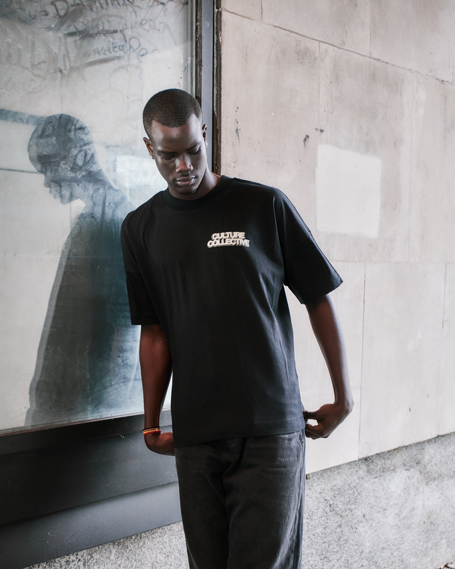 DMZ style dubstep shirt black