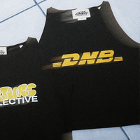 Drum and Bass crop top black