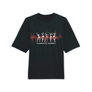 Fundamental Movement tee black jungle liquid design