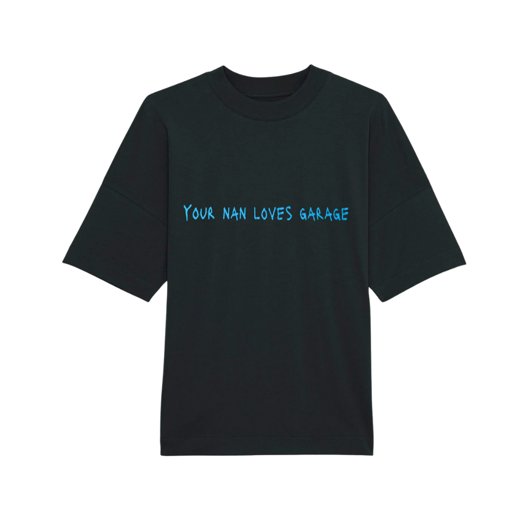 Garage music tee black