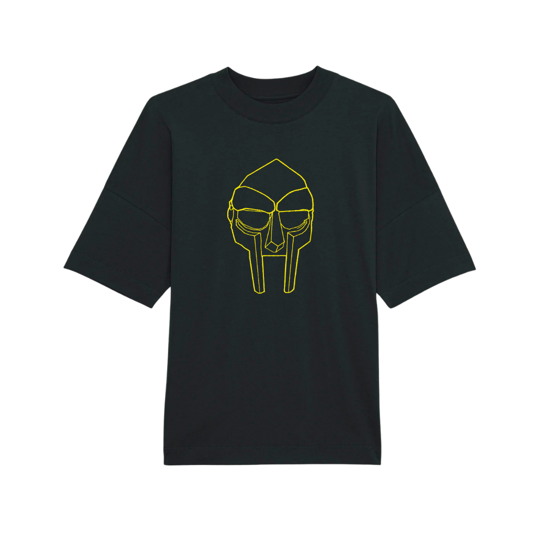 Hand embroidered MF DOOM design