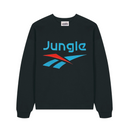 Jungle Sports sweatshirt black embroidered jungle design