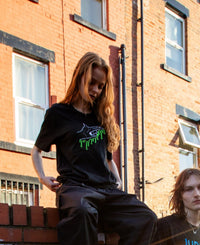 Jungle gun finger t-shirt black