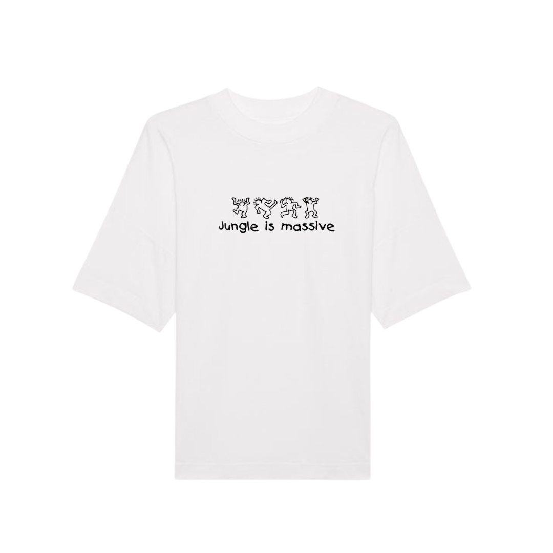 Jungle music t-shirt white