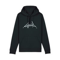Liquid DnB hoodie black custom embroidered design