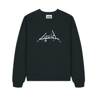Liquid DnB sweatshirt black custom embroidered design