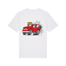 🔊 Strictly 4×4® T-Shirt - White (OUTLET / Previous Slim Fit)