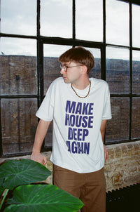 Organic cotton deep house gift tee