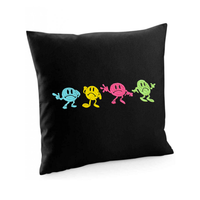 Rave bedroom pillow cover bassline fans