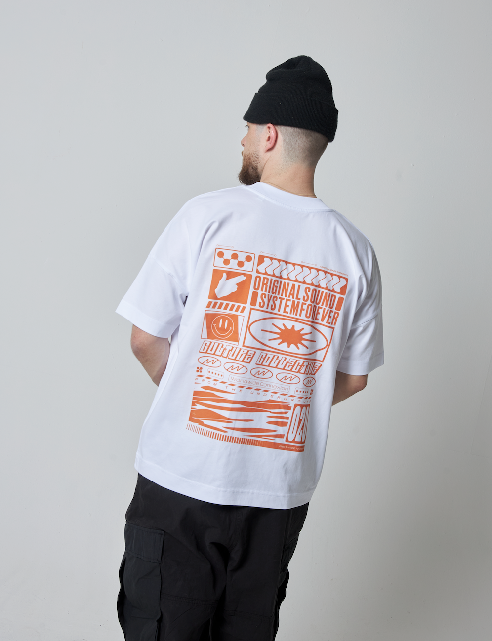 SOUNDSYSTEM TEE ORANGE