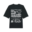 Sheffield Bassline tee black with Culture Collective logo mark