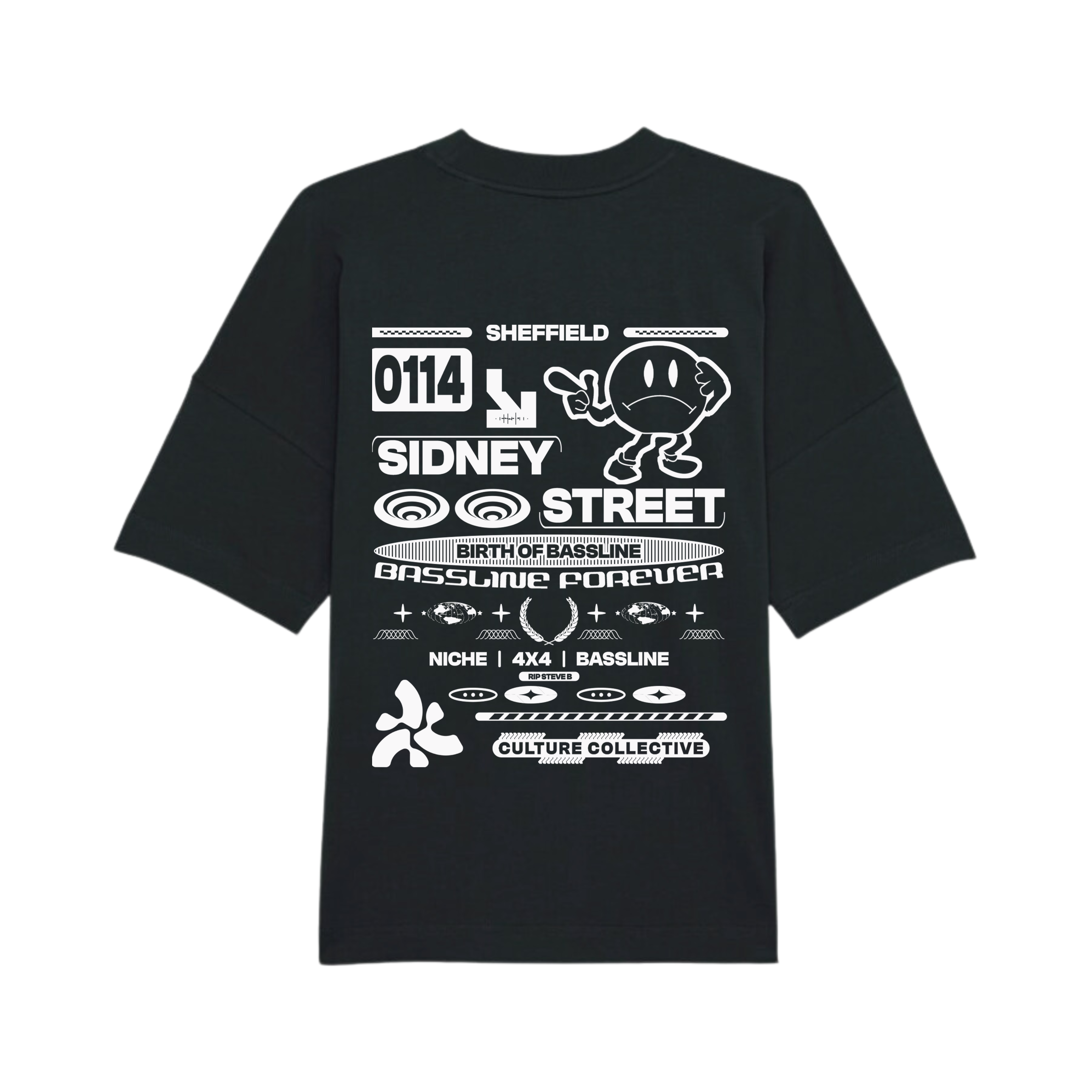 SHEFFIELD BASSLINE TEE BLACK