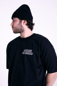 Sound system print tee black