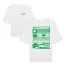 Speaker stack graphic t-shirt green