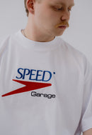 Speed Garage rave t-shirt white