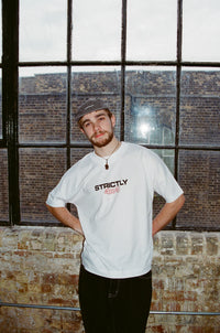 UK Bassline streetwear white tee