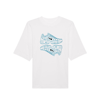 White TN trainer outline tee