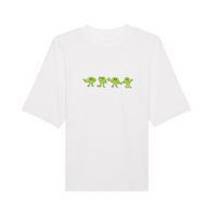 White Wobble Man Bassline t-shirt