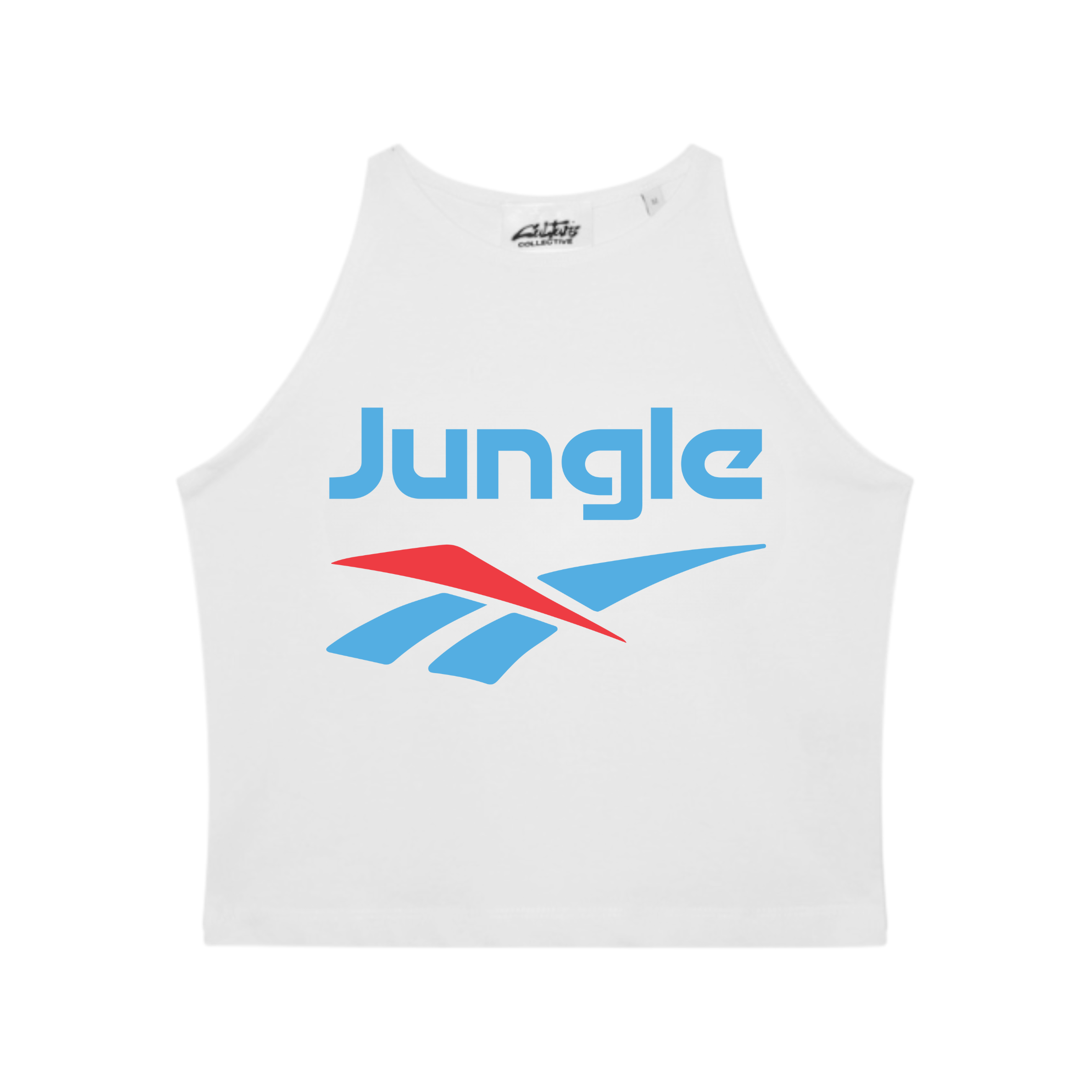 JUNGLE SPORTS CROP TOP WHITE