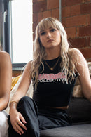 Women’s pink streetwear crop top