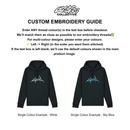 liquid drum and bass hoodie embroidery guide